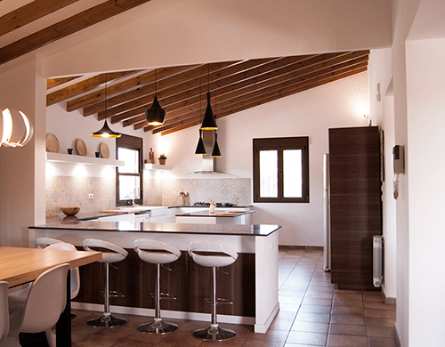 Reforma de una cocina en una casa de campo en Alicante